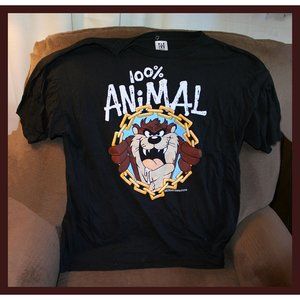 vintage 1990s Tazmanian Devil black T.A.G. t-shirt - size XL